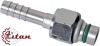 Фитинг алюминиевый 10мм 1/2” №8х180˚ NECK M22х1,5