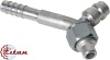 Фитинг алюминиевый 10мм 1/2” №8х45˚ O-RING 3/4”-16UNF c заправочным портом HP