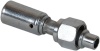 Фитинг стальной 8мм 3/8” №6х180˚ O-RING 5/8”-18UNF со стаканом, тонкостенный шланг