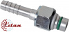 Фитинг алюминиевый 10мм 1/2” №8х180˚ NECK M22х1,5