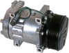 Компрессор 7H15 PV8 24V Direct Mount, вертикальные выходы, фланцевое соединение, аналог SD8203