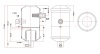 Маслоотделитель универсальный O-RING 2х3/4”-16UNF, 7/16”-20UNF