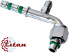 Фитинг аналог Manuli 10мм 1/2” №8х90˚ O-RING 3/4”-16UNF c портом 7/16-20UNF