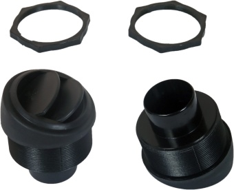 24-0775 Дефлектор черный D82 под гофру 47мм