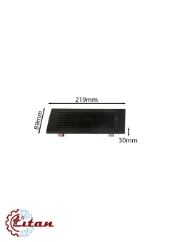 Чертеж 24-2119 Дефлектор черный 219х89