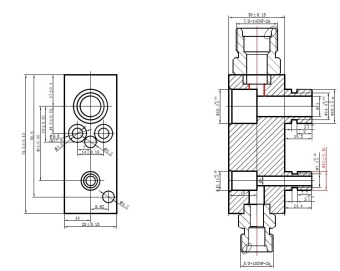 Чертеж 21-2868 Переходник второго контура №3