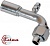 Фитинг стальной 8мм 3/8” №6х90˚ O-RING 5/8”-18UNF c зап. портом HP со стаканом, толст. шланг