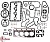 Комплект прокладок ДВС Carrier Vector/ Kubota CT 4.134TV/ V2203 25-39006-00