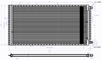 Чертеж 20-0936 Конденсатор 14х27х18мм