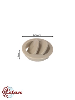 Чертеж 24-0803 Дефлектор бежевый D60х14