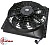 Вентилятор с диффузором 14"х14" 24V Puller 130W "S"