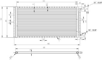 Чертеж 20-1887 Конденсатор 12х25х18мм.