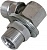 Крышный переход алюминиевый 13мм 5/8 №10х90˚ O-RING 7/8”-14UNF