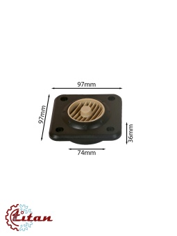 Чертеж 24-0853 Дефлектор черно-бежевый 97х97