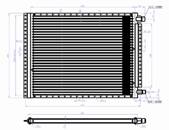 Чертеж 20-1611 Конденсатор 14х18х18мм