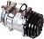 Компрессор 7H15 A2 12V Direct Mount, вертикальные выходы