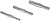 Переход алюминиевый 13мм 5/8” №10 - 16мм 3/4” №12 сростка
