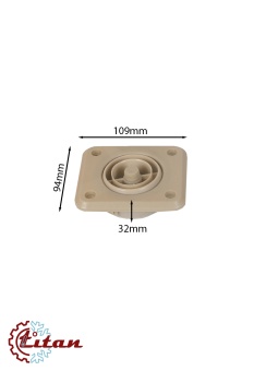 Чертеж 24-0689 Дефлектор бежевый 109х94