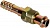 Фитинг стальной 13мм 5/8” №10х180˚ O-RING 7/8”-18UNF с гайкой с наружной резьбой