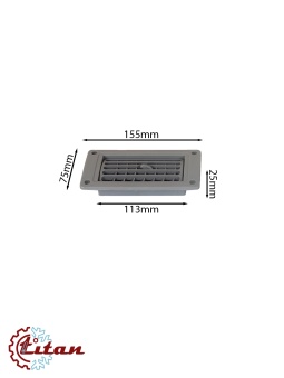 Чертеж 24-2123 Дефлектор серый 155х75