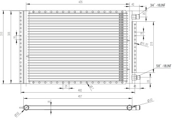 Чертеж 20-1885 Конденсатор 12х18х18мм