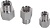 Переход алюминиевый FLARE - O-RING Вн./Нар. 3/4”-16UNF 10мм 1/2” №8
