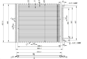 Чертеж 20-0955 Конденсатор 18х21х20мм.